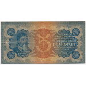 Czechoslovakia, 5 Korun 1921