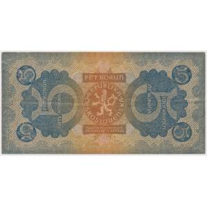 Czechoslovakia, 5 Korun 1921