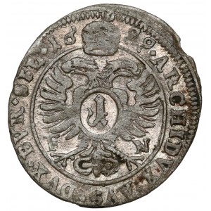 Schlesien, Leopold I., 1 krajcar 1699 FN, Opole