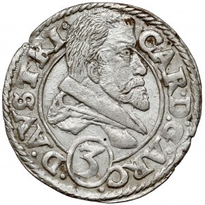 Silesia, Charles of Austria, 3 krajcars 1615, Nysa