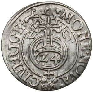 Zikmund III Vasa, polopásová Riga 1620 - Liška v OTOK - vzácná