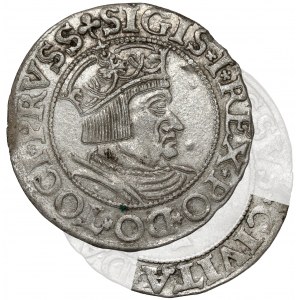 Sigismund I. der Alte, Danziger Pfennig 1535 - CIVITA - sehr selten