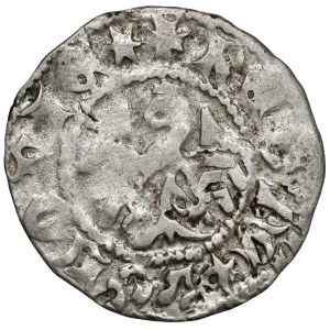 Ladislaus II Jagiello, Cracow half-penny - type 8 - + sign - very rare