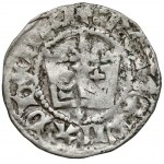 Ladislaus II Jagiello, Halbpfennig Krakau - Typ 8 - + Zeichen - sehr selten