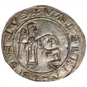 Boleslav III. krivoprísažný, ochranný bracteát - KRÁSNY