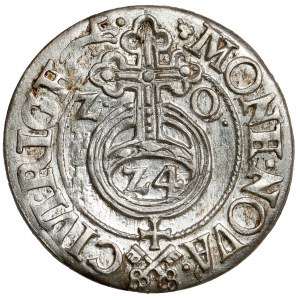 Žigmund III Vasa, poltopánka Riga 1620 - líška v OTOK - vzácne