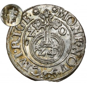 Sigismund III. Vasa, Halbspur Riga 1620 - Fuchs - ex. Potocki