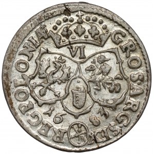 Jan III Sobieski, Szóstak Bydgoszcz 1683 TLB - Jelita - wąskie pop.