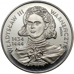 Próba NIKIEL 200.000 złotych 1992 Władysław III Warneńczyk - popiersie
