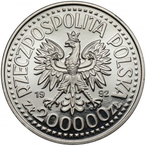 NIKIEL 200.000 Gold 1992 Wladyslaw III Varnañczyk - Büste