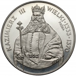 Próba NIKIEL 1.000 złotych 1987 Kazimierz III Wielki