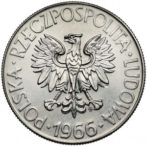 Próba NIKIEL 10 złotych 1966 mały Kościuszko