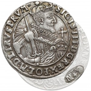 Sigismund III Vasa, Ort Bydgoszcz 1623 - cross in legend - very rare