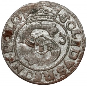 Sigismund III. Vasa, Szeląg Bydgoszcz 1613 - breites Monogramm