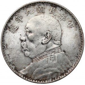 Chiny Republika, Shikai, Yuan / Dolar rok 9 (1920)