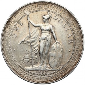 England, Trade Dollar 1899