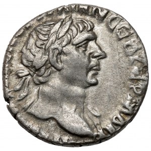 Traian (98-117 AD) Arabia Bostra, AR Drachm