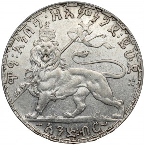 Ethiopia, Menelik II, Birr 1887-1889 - A