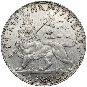 Etiópia, Menelik II, Birr 1887-1889 - A