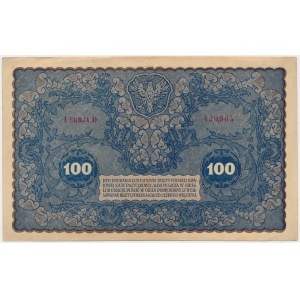 100 mkp 1919 - I Serja D (Mił.27a)