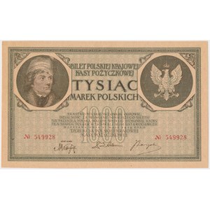 1.000 mkp 1919 - bez oznaczenia serii - piękny