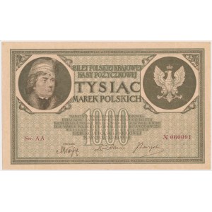 1.000 mkp 1919 - 6 čísel - Série AA