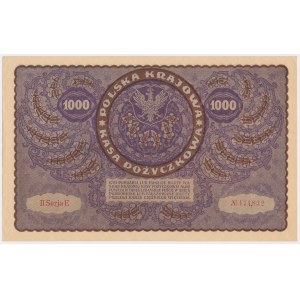 1,000 mkp 1919 - II Serja E (Mił.29c)