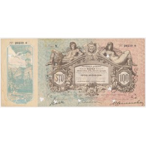 Lemberg, Barabtretung für 100 Kronen 1915