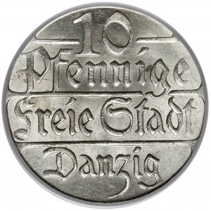 Gdansk, 10 fenig 1923