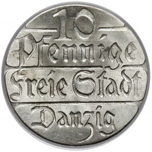 Gdaňsk, 10 fenig 1923