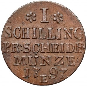 Preussen, Friedrich Wilhelm II, Schilling 1797-E, Königsberg