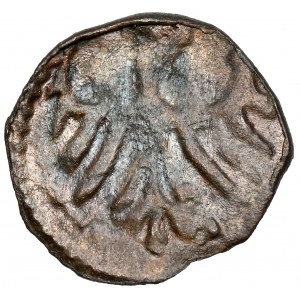 Ladislaus III Varna, Cracow denarius - simple base - b.nice