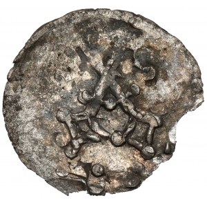 Jadwiga Andegawenska, Denarius of Poznan - very rare