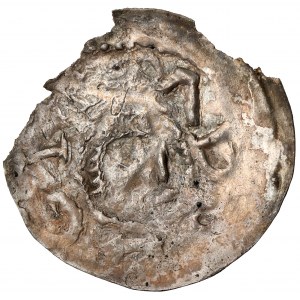 Boleslaw IV the Curly, Denarius ONE - Head to the right - very rare
