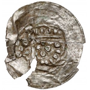 Deutscher Orden, Brakteat Torun - Arm mit Wimpel (1236-1248)