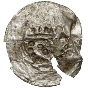 Deutscher Orden, Brakteat Torun - Arm mit Wimpel (1236-1248)