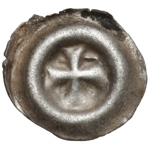 Jędrzejów, Zisterzienserabtei, Brakteat - griechisches Kreuz mit Balken