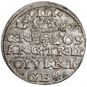 Sigismund III. Vasa, Troika Riga 1588 - kleiner Kopf