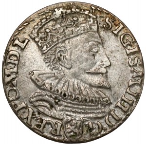 Zygmunt III Waza, Trojak Malbork 1594 - otwarty