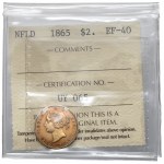 Canada, Victoria, 2 dollars 1865