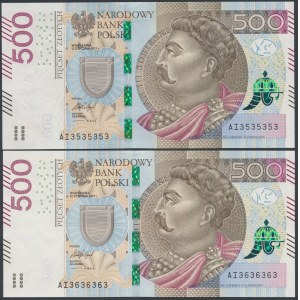 500 PLN 2017 AI - 3535353 and 3636363 - radar (2pcs)