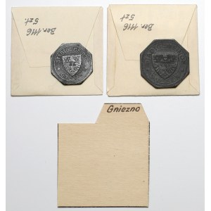 Gnesen (Gniezno), 10 and 50 fenigs, set (2pcs)- ex. Kalkowski