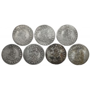 John II Casimir, Sixers 1663-1666 (7pcs)