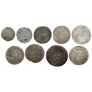 Sigismund III Vasa, from dwudenar to półtorak, set (9pcs)