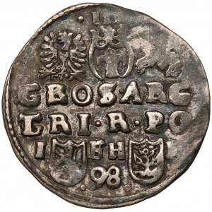 Žigmund III Vaza, Trojak Poznaň 1598 - bez kvetu - vzácne