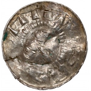 Type IV cross denarius with Alpha and Omega