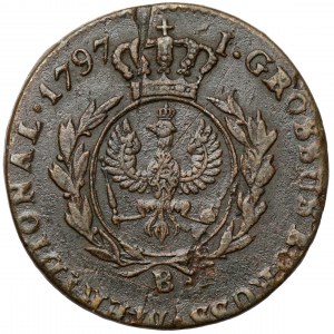 South Prussia, 1797-B penny, Wroclaw.