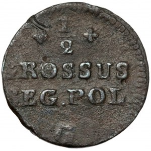 Poniatowski, Half-penny 1766-G, Warsaw - crosses