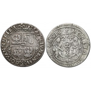 Sigismund III Vasa, Ort Bydgoszcz 1623 and Gdansk 1624, set (2pcs)