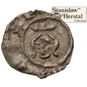 Casimir III the Great, Cracow denarius without date - ex. Herstal